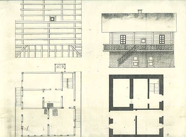 Original Bauzeichnung von 1835